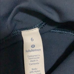 lulemon tights navy blue